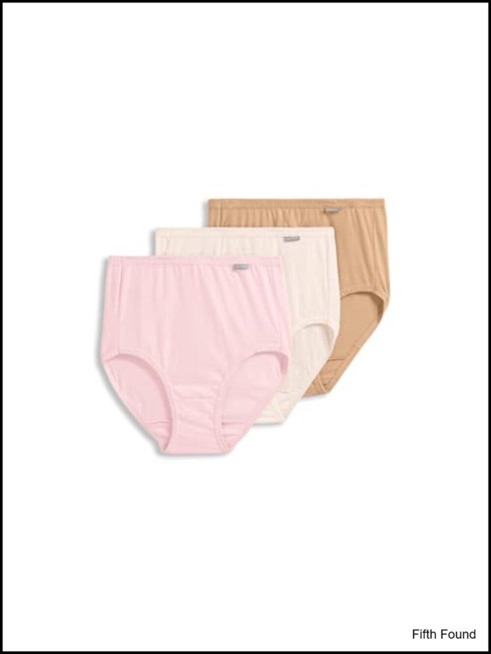 100% Cotton Full Coverage Briefs 3 Pack High Rise